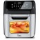 ΦΡΙΤΕΖΑ IZZY IZ-8205 (224050) AIRFRYER ΜΑΥΡΗ/INOX 1800W 12 Lt